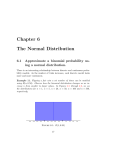 Chapter 6 The Normal Distribution