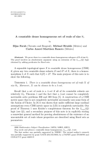 A countable dense homogeneous set of reals of size ℵ1