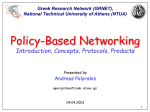 Policy Based Networking