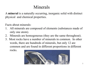 Minerals