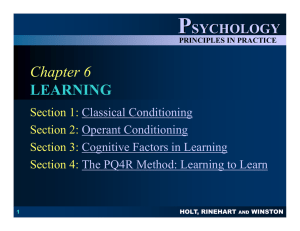chapter 6: learning - EdTechnology, educational technology