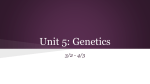 Unit 5: Genetics