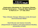 European Climate Change Governance