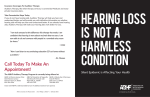 Auditory Therapy Brochure