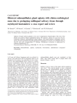 Bilateral submandibular gland aplasia with clinico