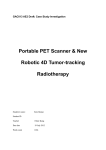 The miniaturization of a positron emission tomography (PET)