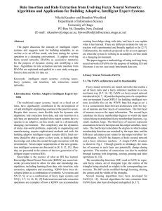 Rule Insertion and Rule Extraction from Evolving Fuzzy