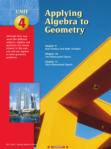 Chapter 9: Real Numbers and Right Triangles