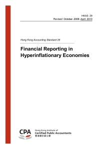 Financial Reporting in Hyperinflationary Economies