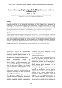 Mircea VLADU - Considerations regarding techniques for building