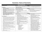 Unit 1 Basics of Geometry