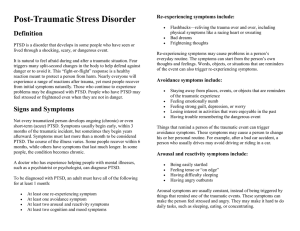 PTSD Overview