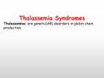 α-THALASSEMIA