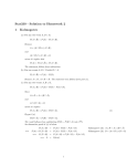 Stat330 - Solution to Homework 2 1 Kolmogorov