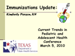 Kimberly Pierson Powerpoint on Immunizations