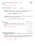 4A) Combinations, Permutations, etc. 1 KEY