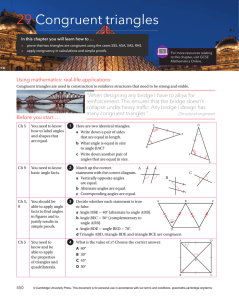 29 Congruent triangles