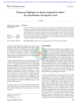 Transient diplopia in dental outpatient clinic: An