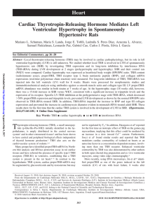 Cardiac Thyrotropin-Releasing Hormone Mediates