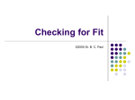 Checking for Fit - paulywogbog.net