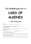 AS Self Study Unit - Uses of Alkenes
