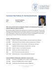 CV Bernhard Horsthemke