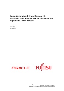 Query Acceleration of Oracle Database 12c In