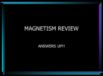 magnetism review - Home [www.petoskeyschools.org]