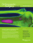 Orthopaedic Surgery news