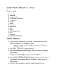 Grade 9 Chapter 10 Review