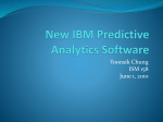New IBM Predictive Analytics Software