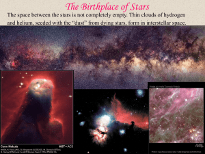 The Birth of Stars