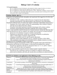 Unit 5 Objective/Vocab Sheet