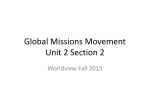 Global Missions Movement Unit 2 Section 2