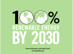 slideshow 100 clean energy - Green Education and Legal Fund