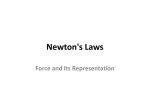 2 Newton`s Laws types of forces