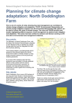 Planning for climate change adaptation: North Doddington Farm