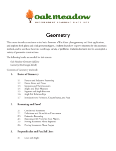 Geometry - Oak Meadow