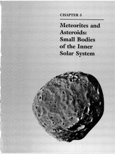3. Meteorites and Asteroids