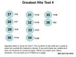 Greatest Hits: Test 4