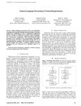 Natural Language Processing of Textual Requirements