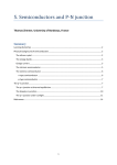 5. Semiconductors and PN junction