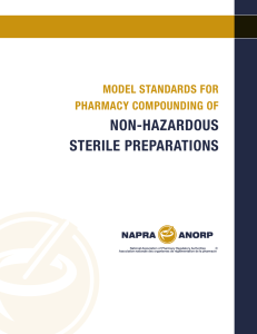 Model Standards for Pharmacy Compounding of Non