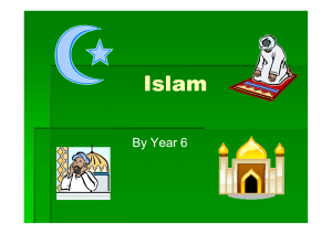 Year 6 on Islam