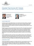 Canadian Fixed Income 2017 Outlook