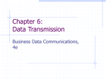 Chapter 6: Data Transmission