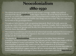 Neocolonialism 1880-1930