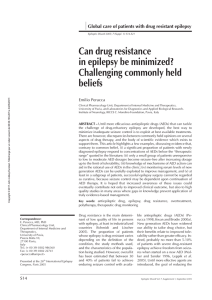 Can drug resistance in epilepsy be minimized?