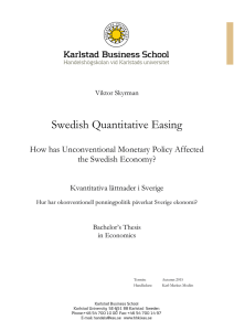 Swedish Quantitative Easing