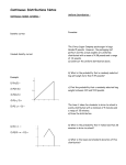Continuous Distributions Notes